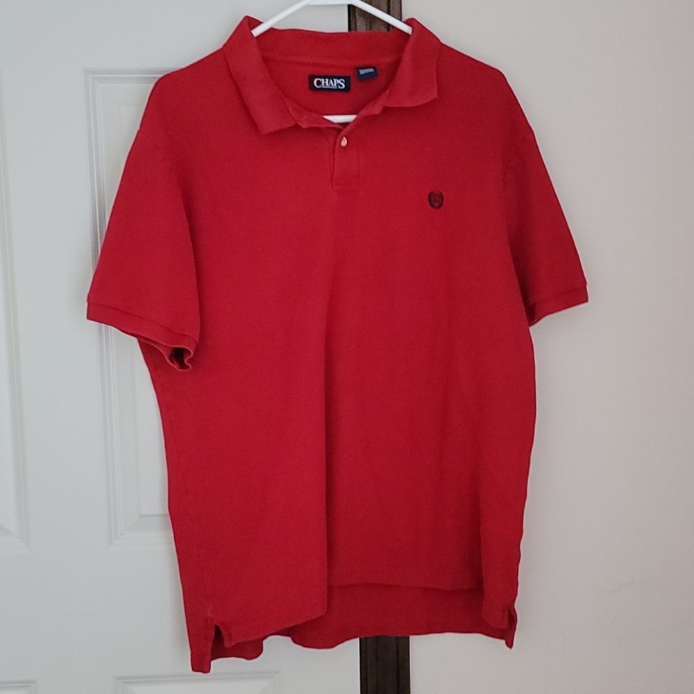 Red Chaps Brand Polo Shirt
